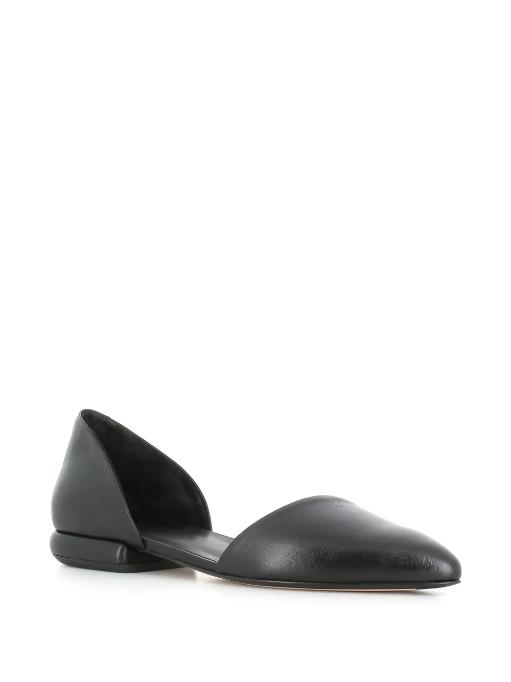 Officine Creative leather ballerina shoes Black