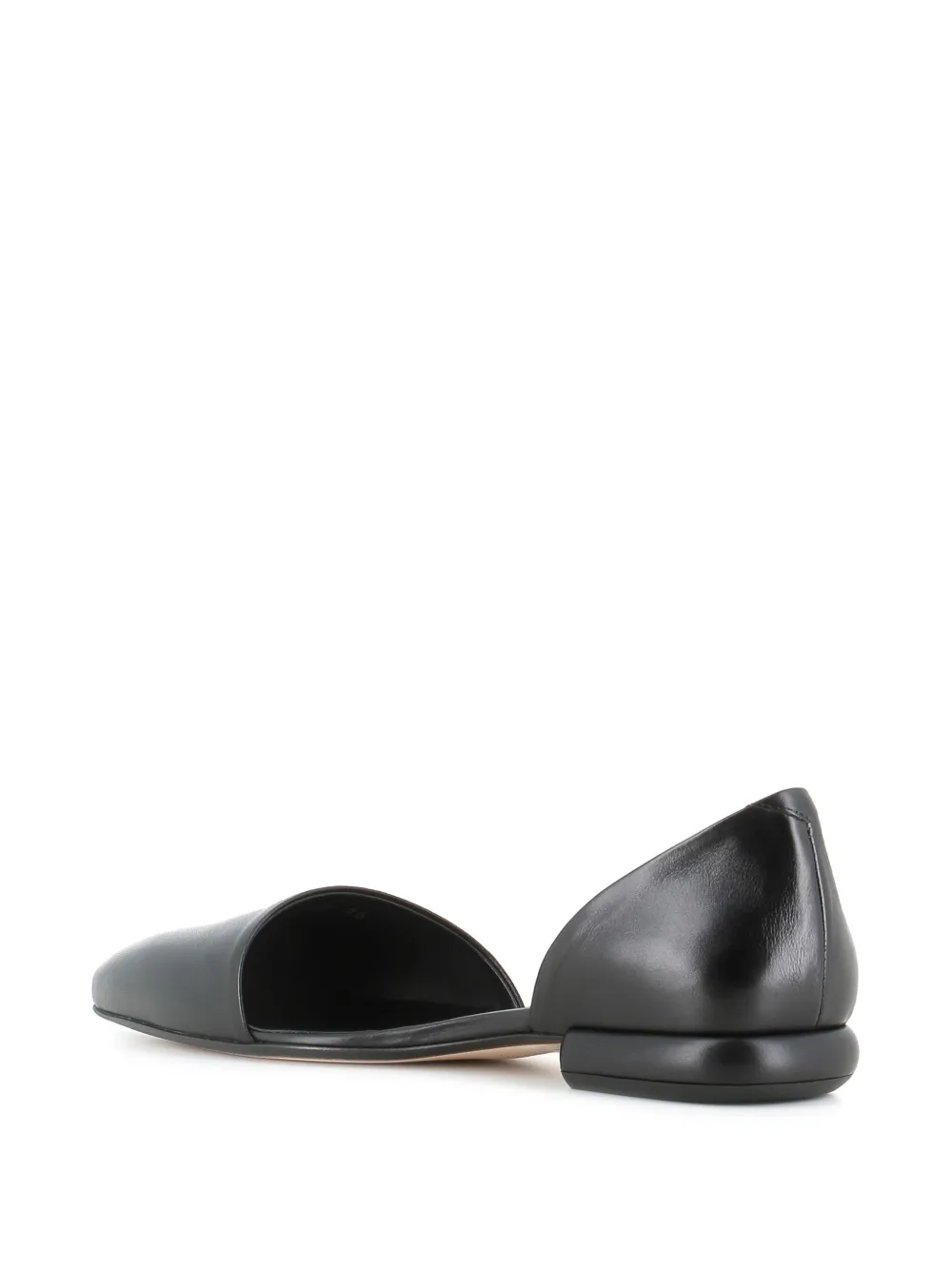 Officine Creative leather ballerina shoes Black