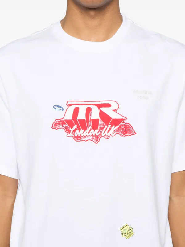 ぜ*ぁ様 Martine Rose ロゴ入りホワイトTシャツ M OVERSIZED S/S T-SHIRT in WHITE | Martine Rose