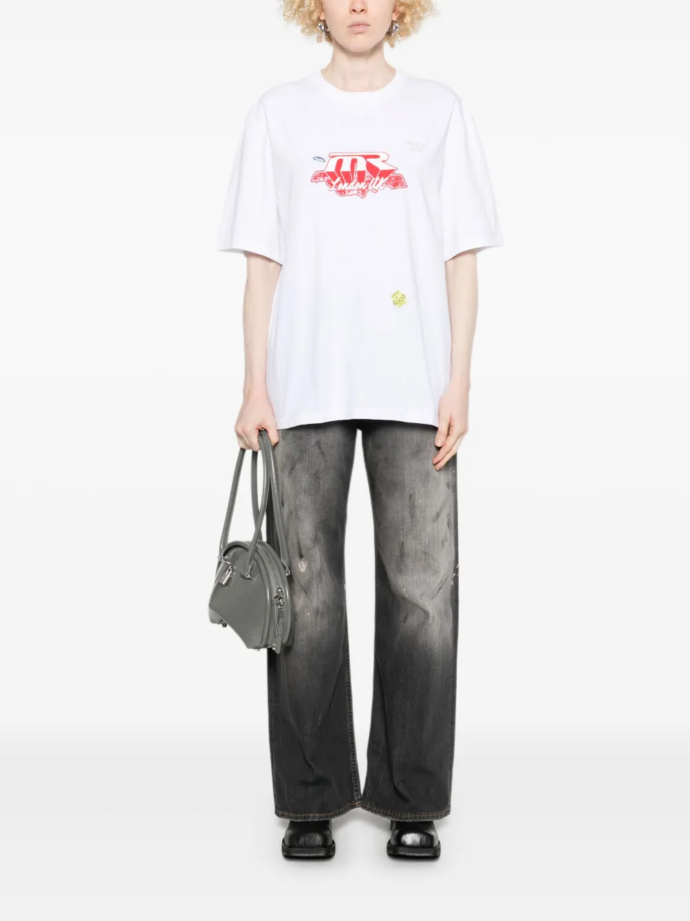 Martine Rose Mr. Jamaica T-shirt Wit