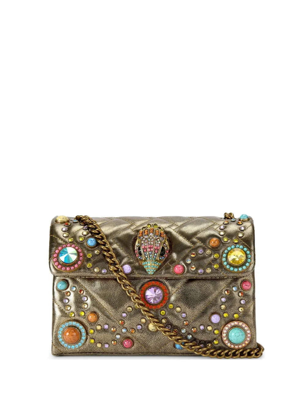 Kurt Geiger London Kensington medium schoudertas Goud