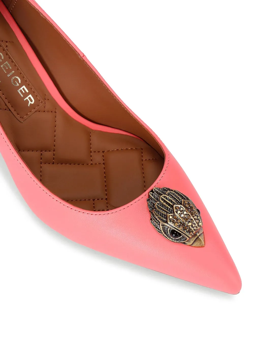 Kurt Geiger London 85mm Belgravia Eagle pumps Roze