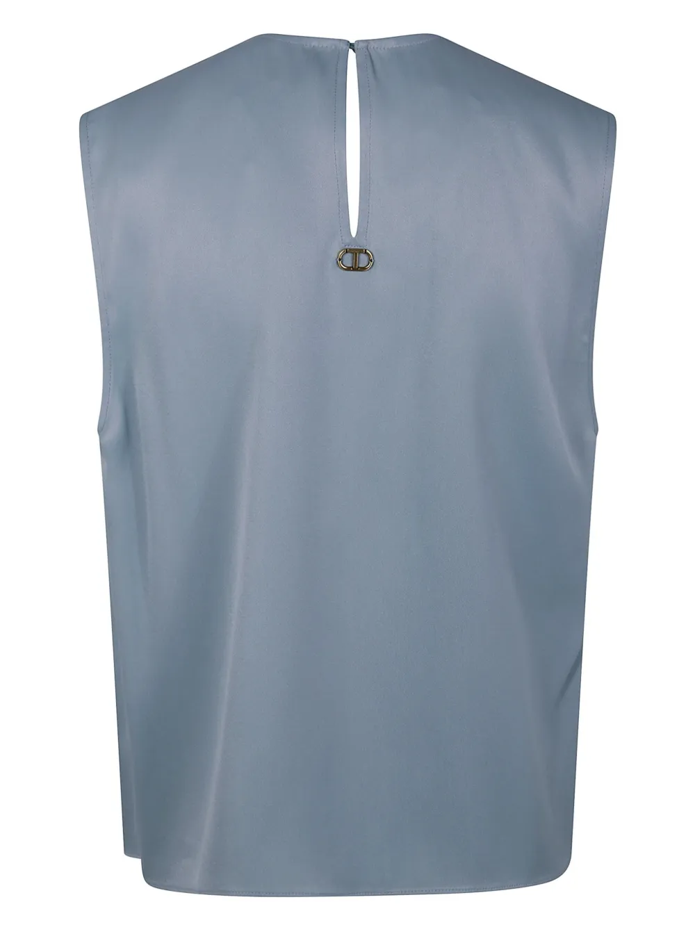 TWINSET pleat-detail top - Blauw