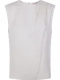 TWINSET pleat-detail top - White