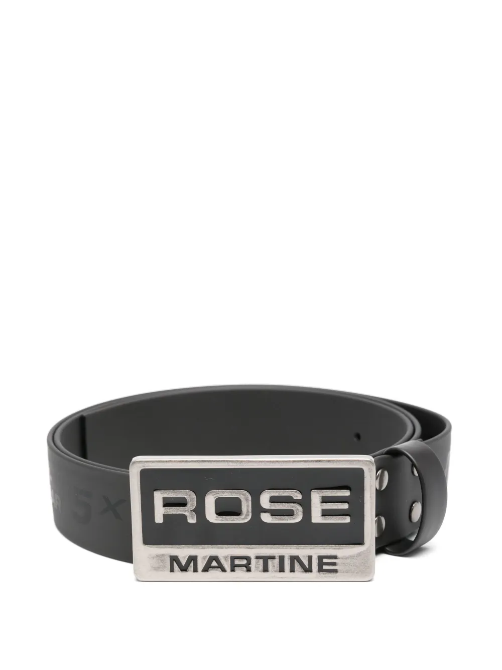 logo-buckle belt