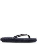 Ancient Greek Sandals Saionara slides - Black