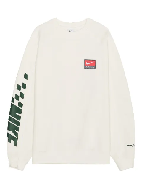 Nike Sportswear Trend "Sail/Black" fleece sweatshirt