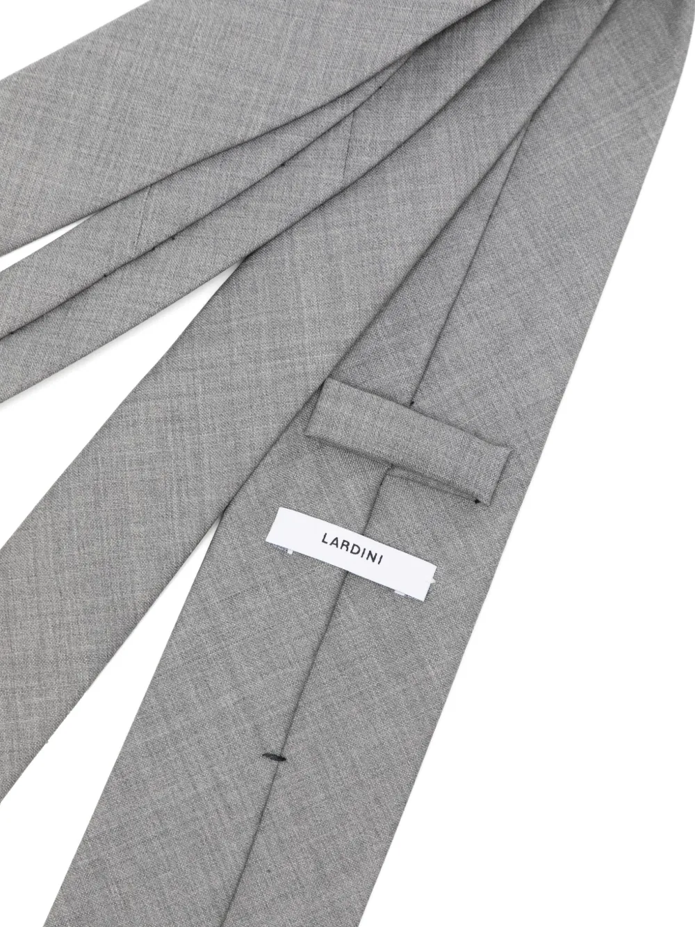 Lardini wool tie - Grijs