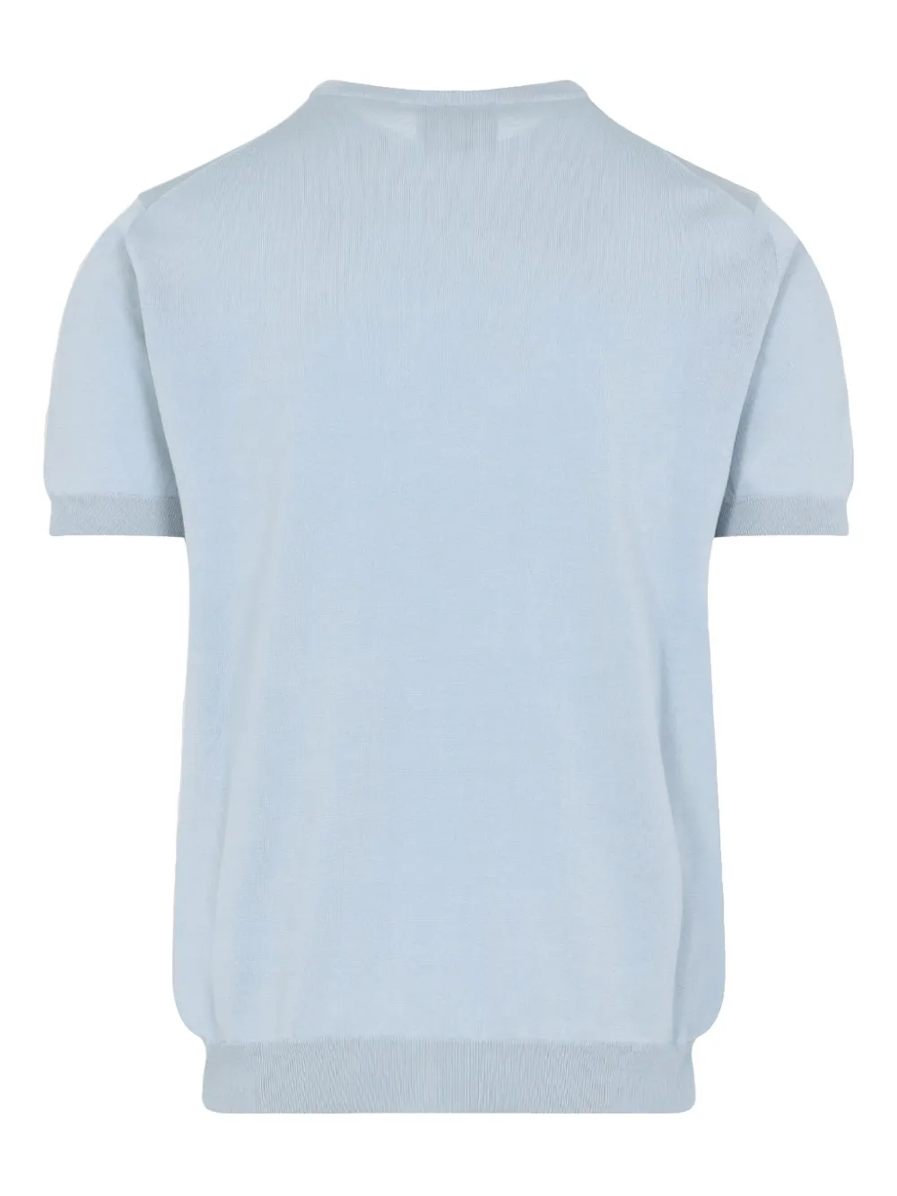 Giorgio Armani knitted T-shirt - Blauw