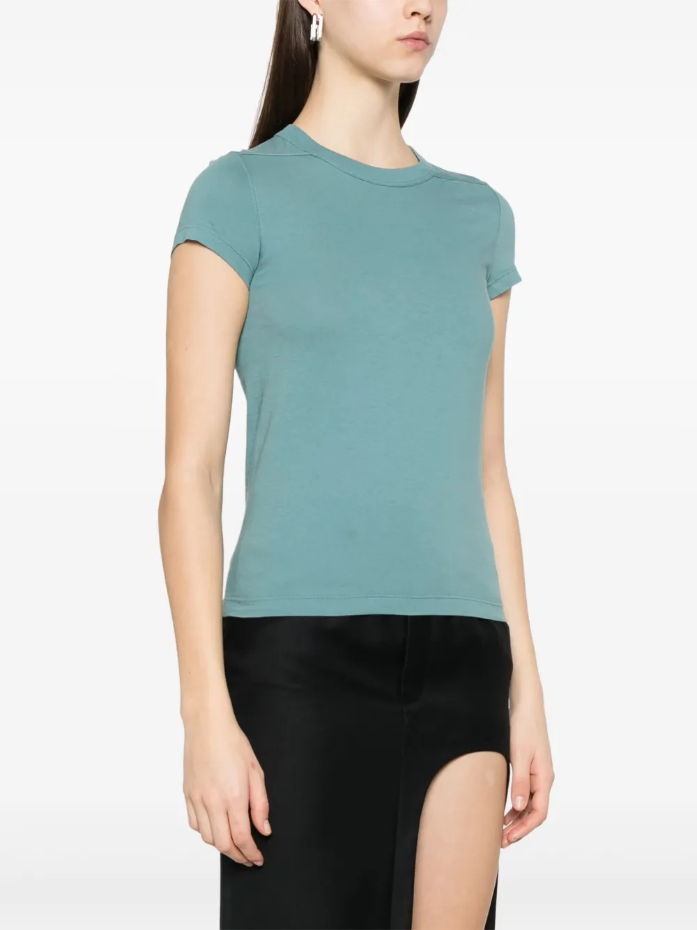 Rick Owens Cropped T-shirt Blauw