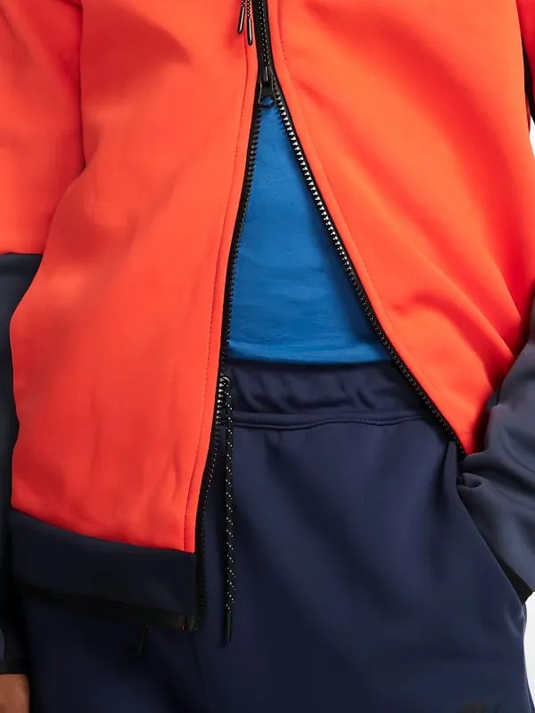 Nike Tech Fleece zip-up Hoodie | Orange | FARFETCH RO
