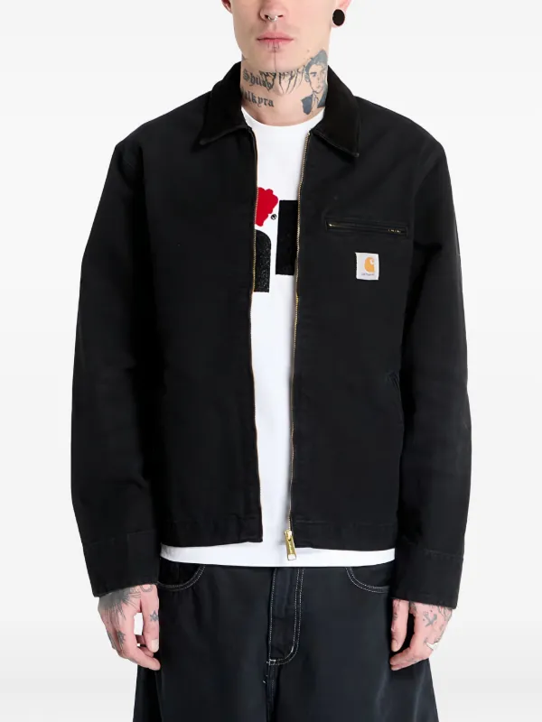Carhartt ブラック フルジップジャケット 28457656_60844925_600.jpg