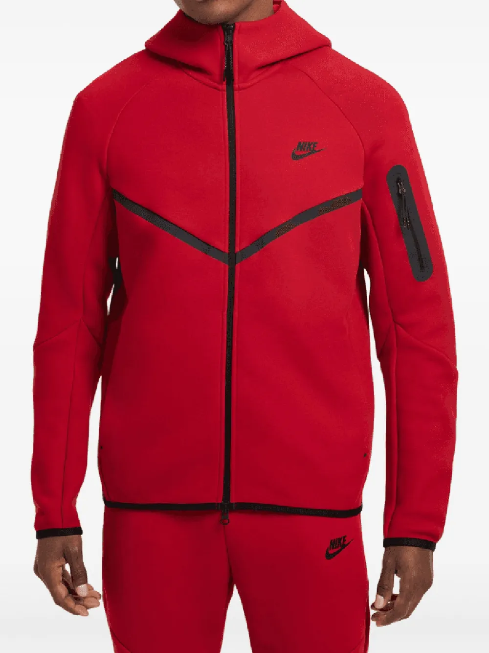 Sportswear Tech Fleece Windrunner "Gym Red/Black" jacket