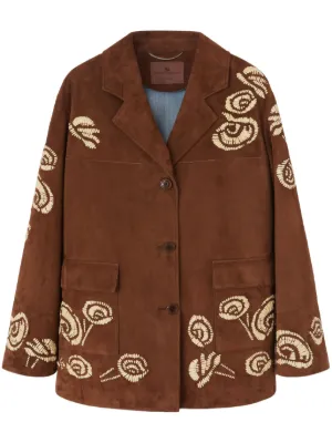 レザージャケット・コート ERMANNO SCERVINO Women Leather Jackets D387P312APEYU95708 Bl Women's luxury leather jackets and designer shearling coats