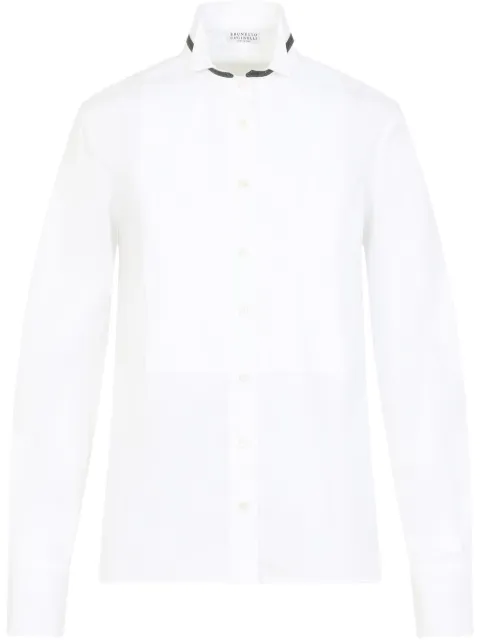 Brunello Cucinelli Monili-trim shirt