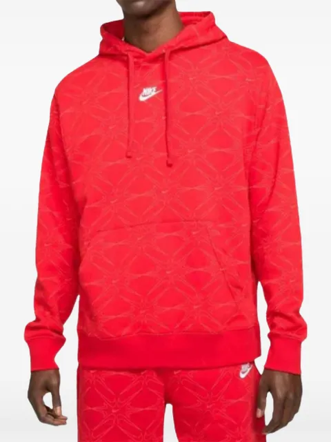 Nike hoodie Aop Gel Red/White