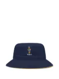 POLO RALPH LAUREN KIDS Polo Bear reversible bucket hat - Blue