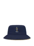 POLO RALPH LAUREN KIDS Polo Bear reversible bucket hat - Blue