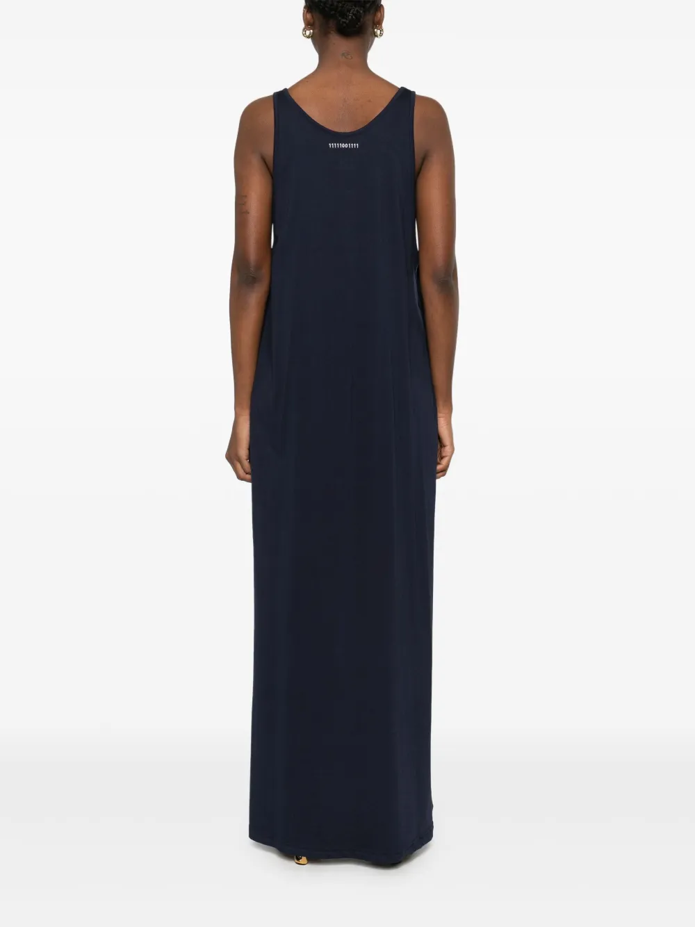 Société Anonyme Maxi-jurk met A-lijn Blauw