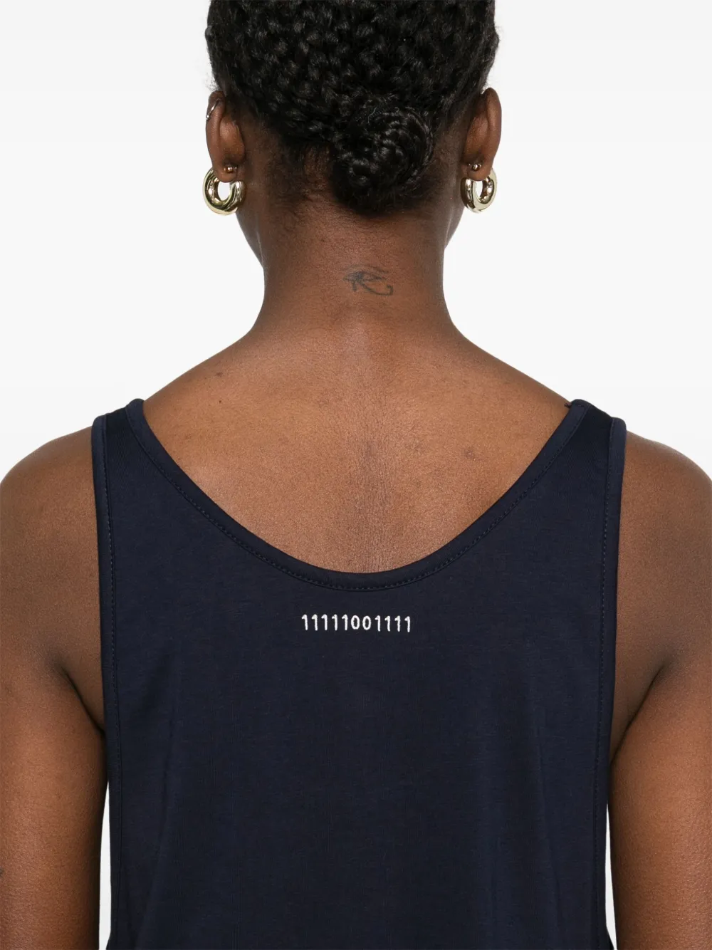 Société Anonyme Maxi-jurk met A-lijn Blauw
