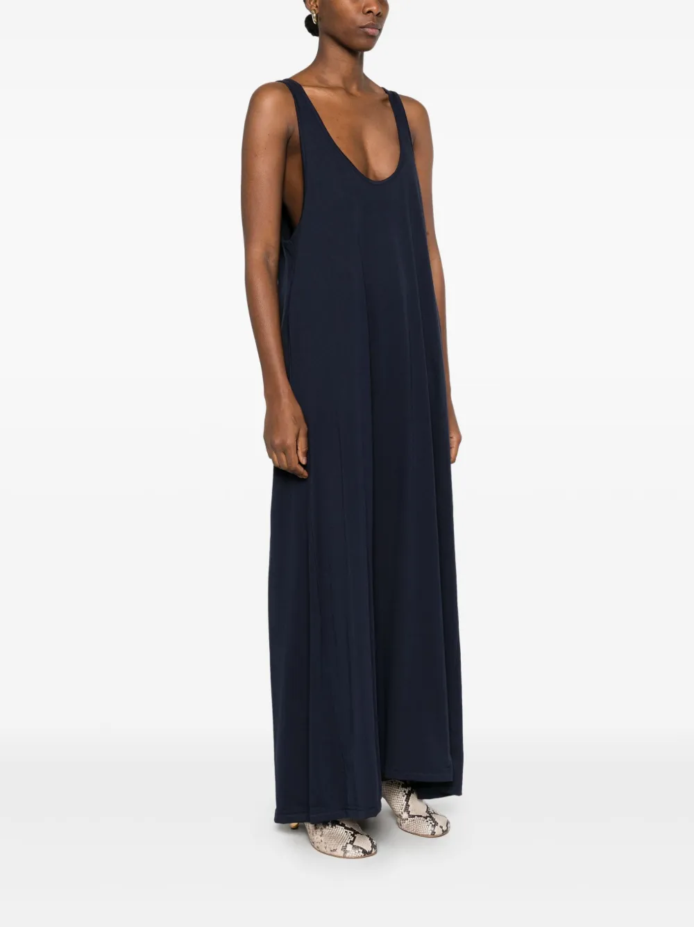 Société Anonyme Maxi-jurk met A-lijn Blauw