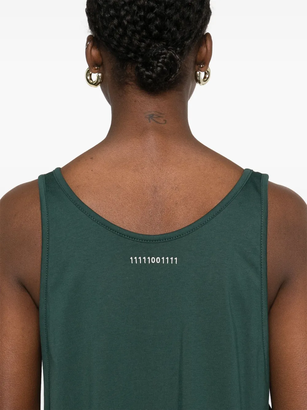 Société Anonyme Maxi-jurk met A-lijn Groen