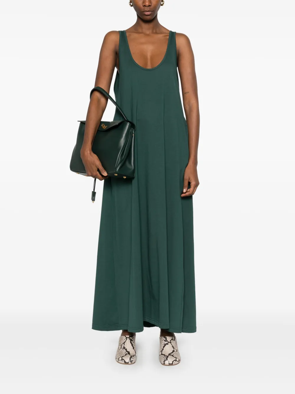 Société Anonyme A-line maxi dress - Groen