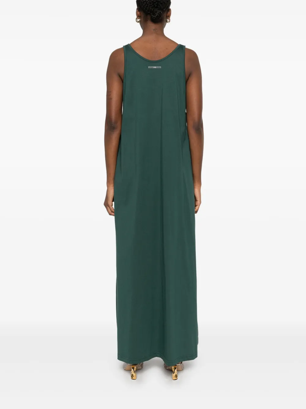 Société Anonyme Maxi-jurk met A-lijn Groen