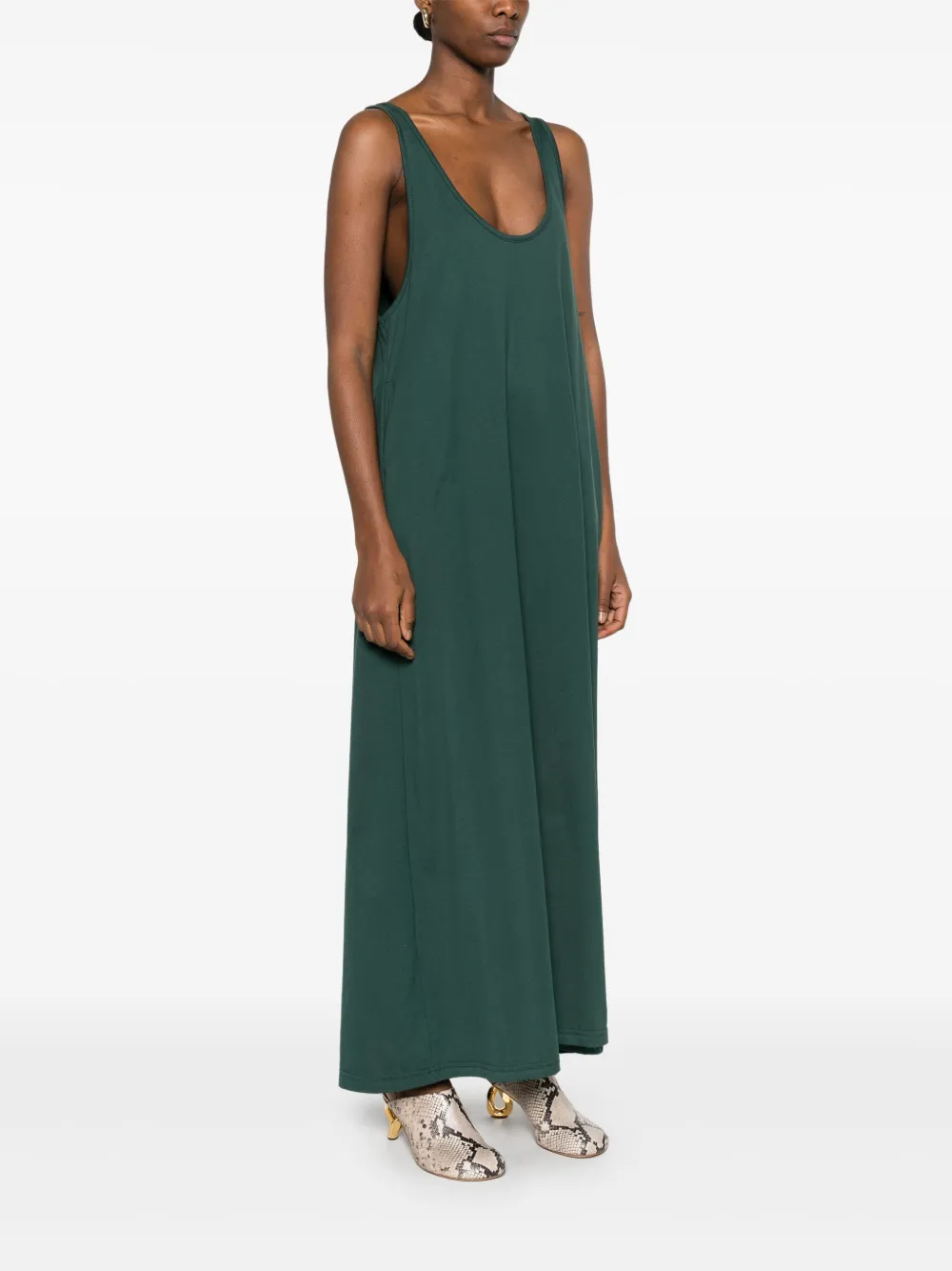 Société Anonyme Maxi-jurk met A-lijn Groen