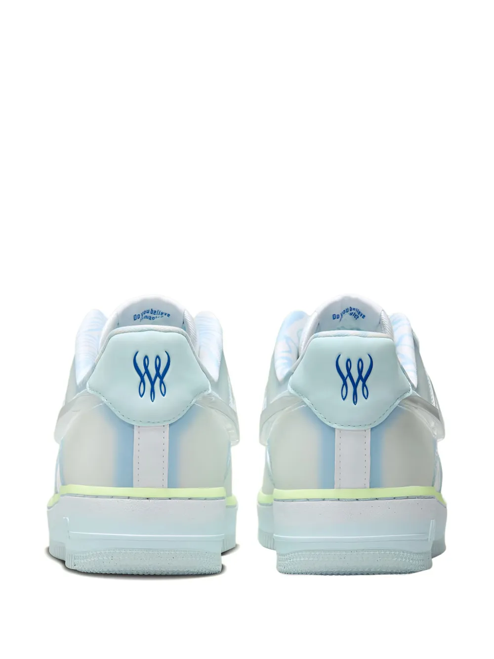 Nike x Serena Williams Air Force 1 Low " Design Crew Psychic Blue" sneakers White