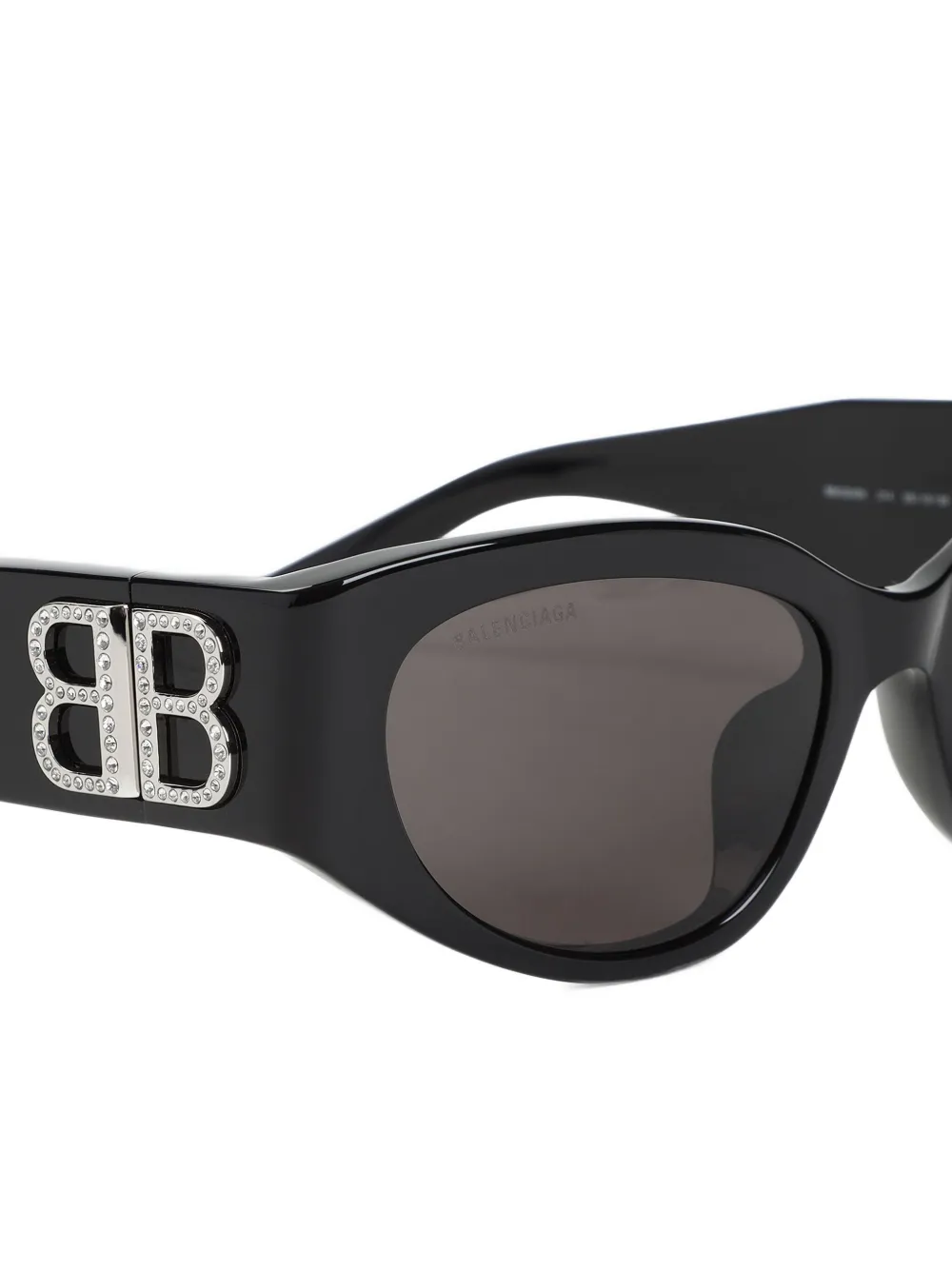 Balenciaga Eyewear Zonnebril met geometrisch montuur Zwart