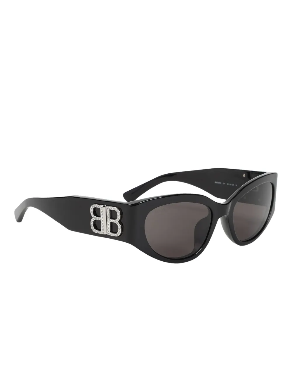 Balenciaga geometric-frame sunglasses - Zwart