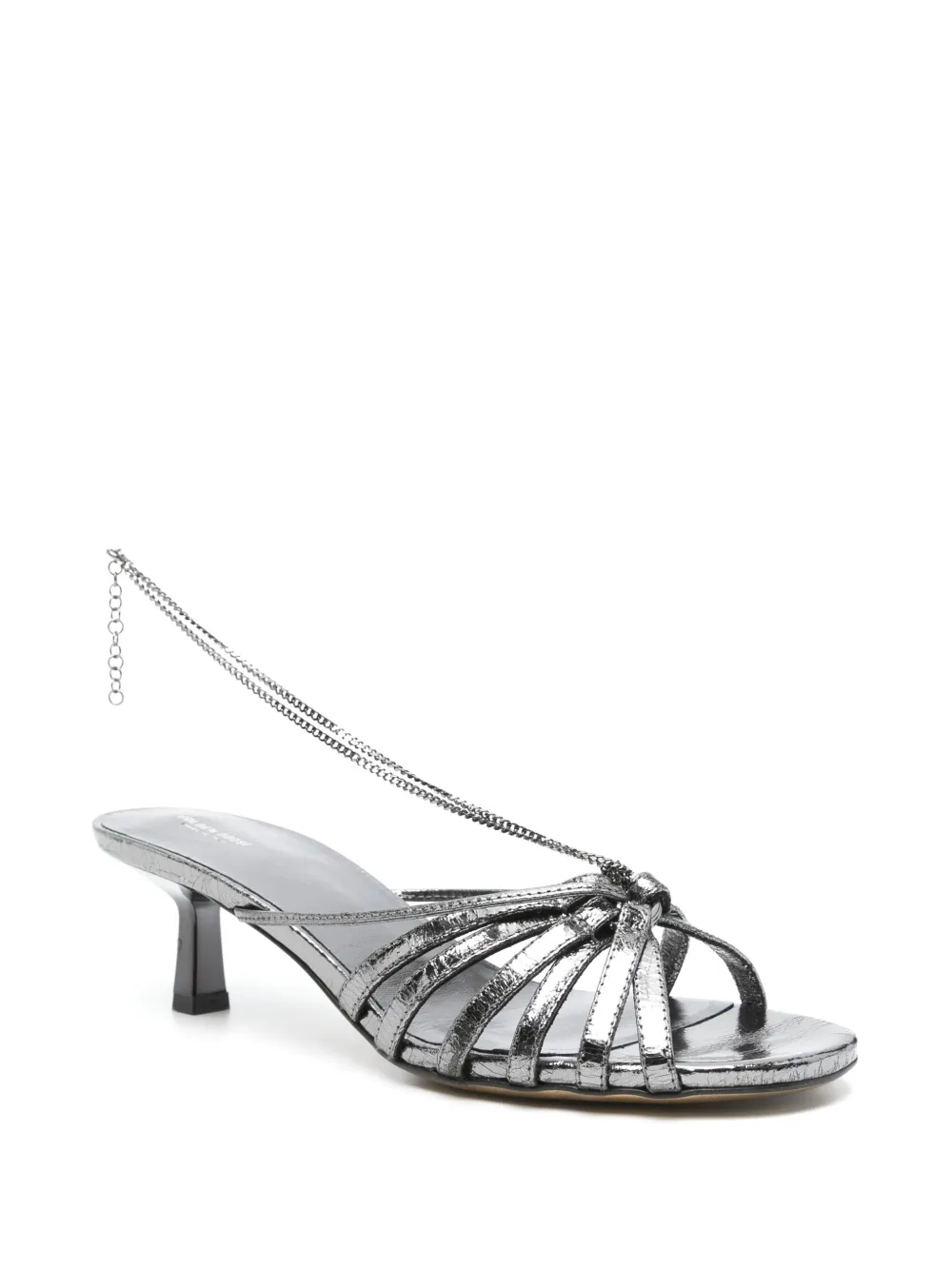 Golden Goose 45mm leather sandals - Grijs