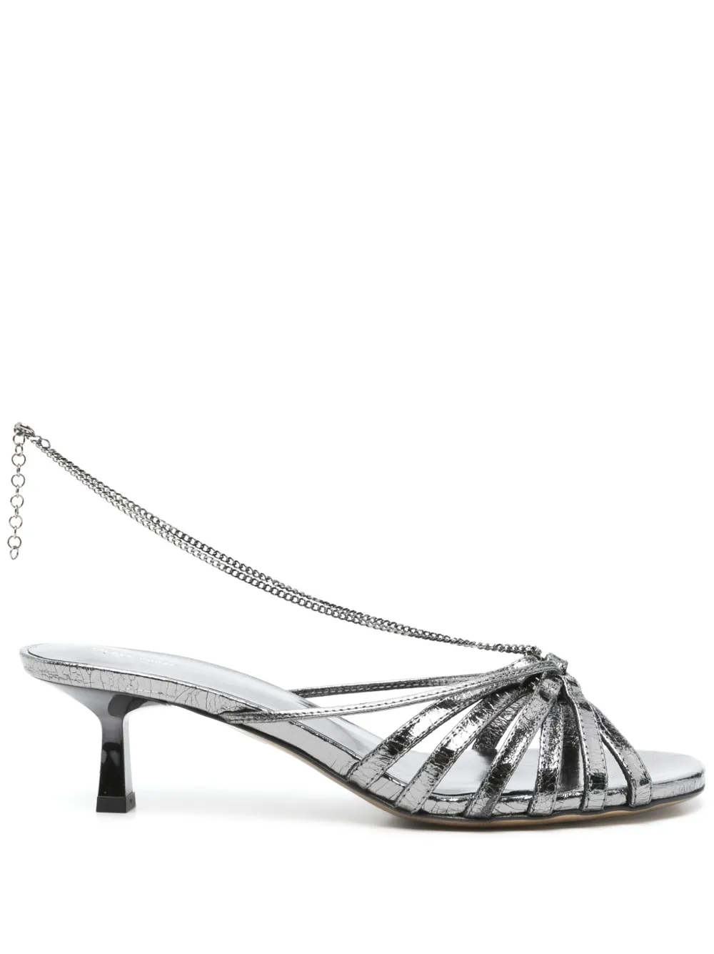 Golden Goose 45mm leather sandals Grey