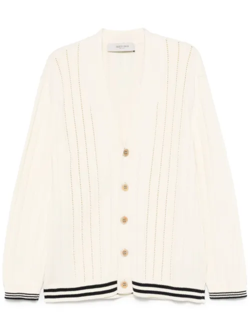 Cardigan en maille torsadée - Golden Goose - Modalova