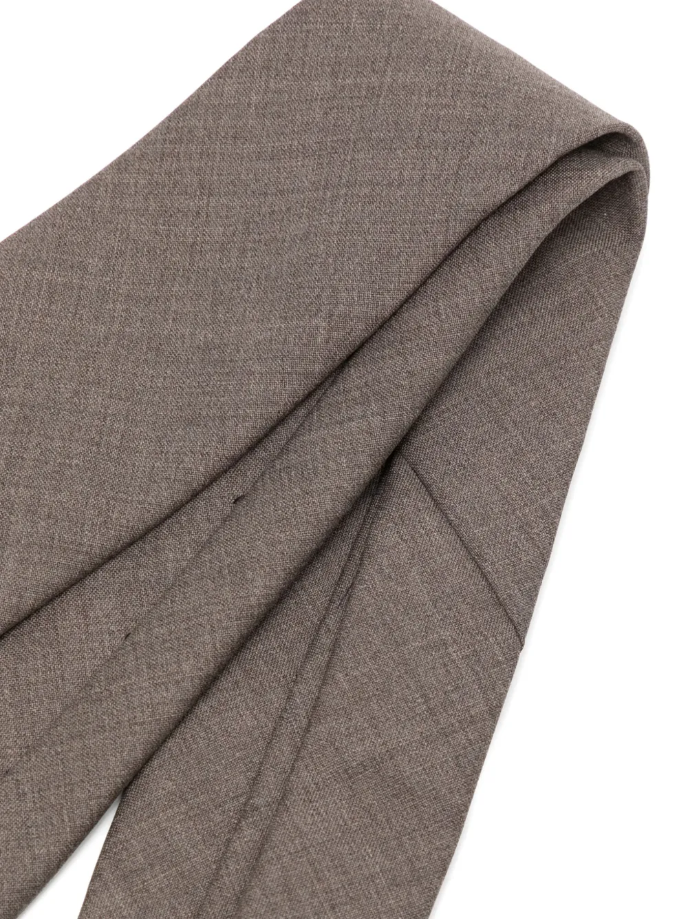 Lardini wool tie - Bruin