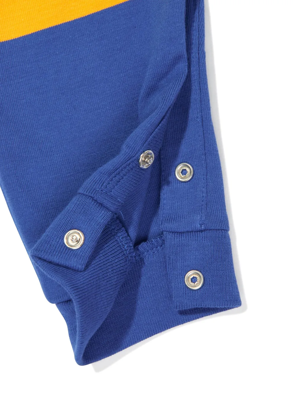 POLO RALPH LAUREN KIDS Gestreepte romper Blauw