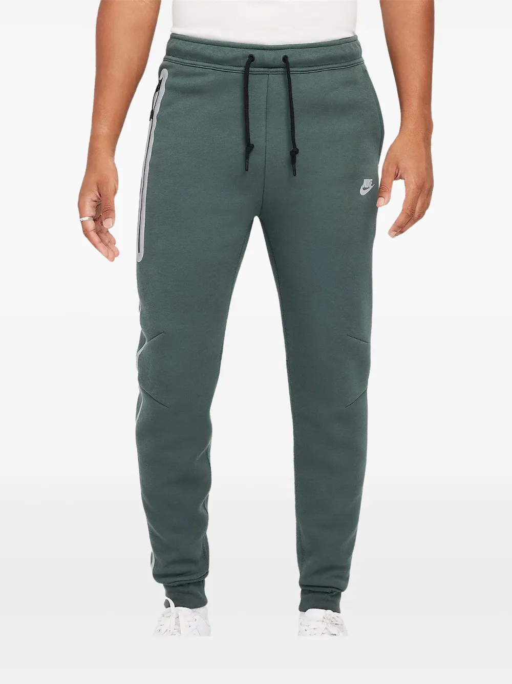 Nike Men's Tech Reflective Details Fleece Jogger Pants In Green