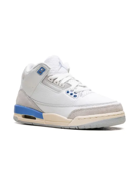 Jordan Kids Jordan 3 Retro "Lucky Shorts - 101 Summit White/Hydrogen Blue/Legend Blue/Photon Dust/Pure Platinum/Sail" sneakers