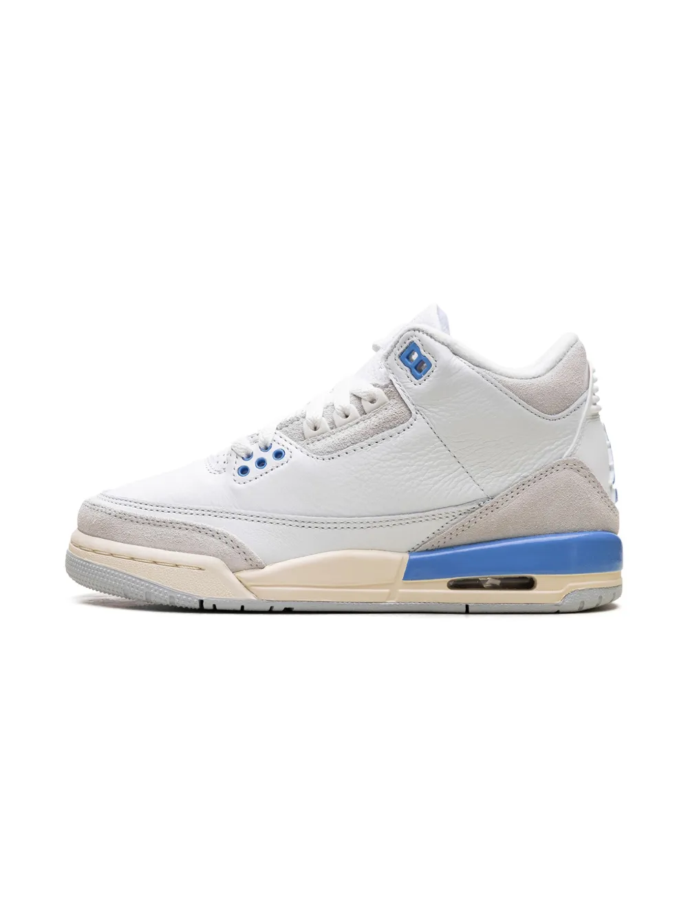 Jordan Kids Jordan 3 Retro "Lucky Shorts 101 Summit White Hydrogen Blue Legend Blue Photon Dust Pure Platinum Sail" sneakers