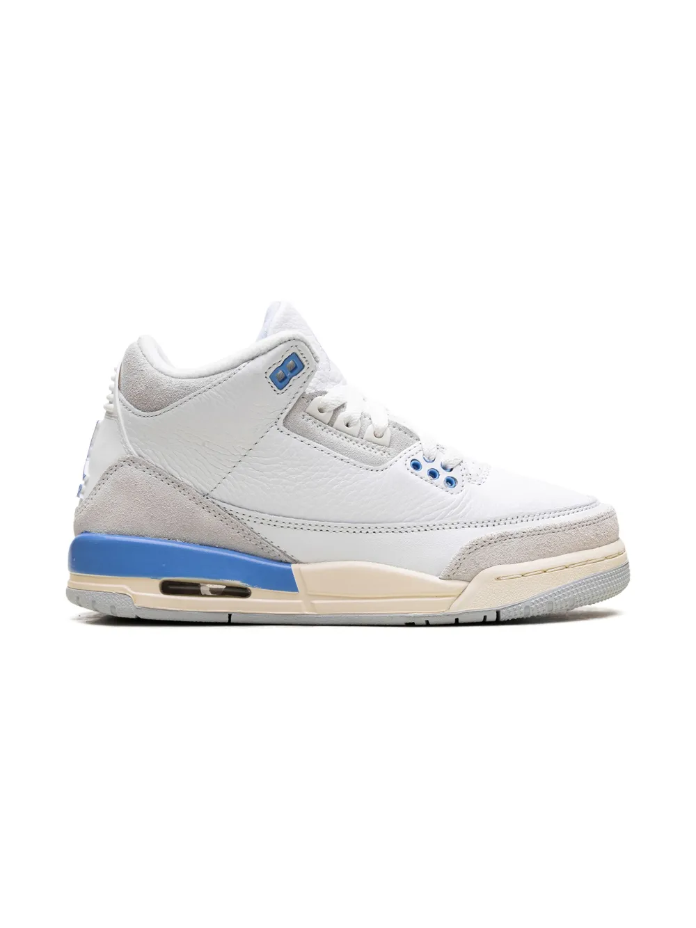 Jordan Kids Jordan 3 Retro "Lucky Shorts 101 Summit White Hydrogen Blue Legend Blue Photon Dust Pure Platinum Sail" sneakers