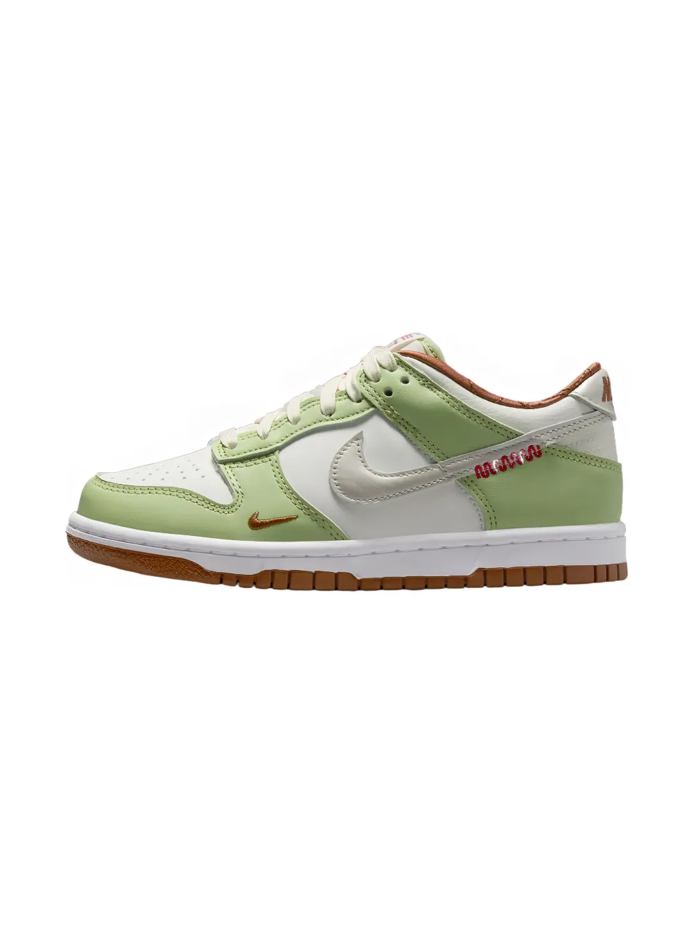 Nike Kids Dunk Low "Year of the Snake" sneakers Green