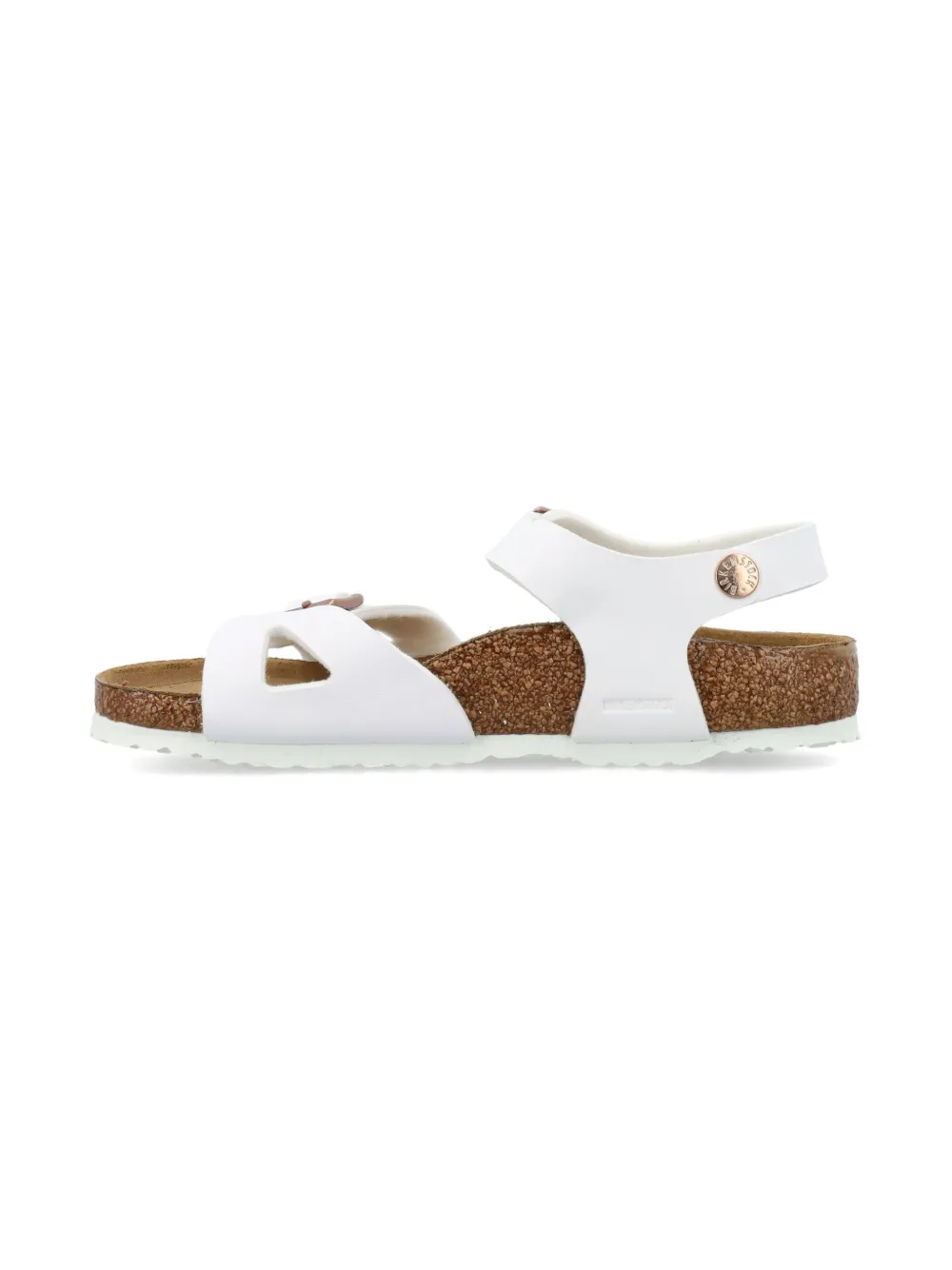 Birkenstock Kids Rio leather sandals White