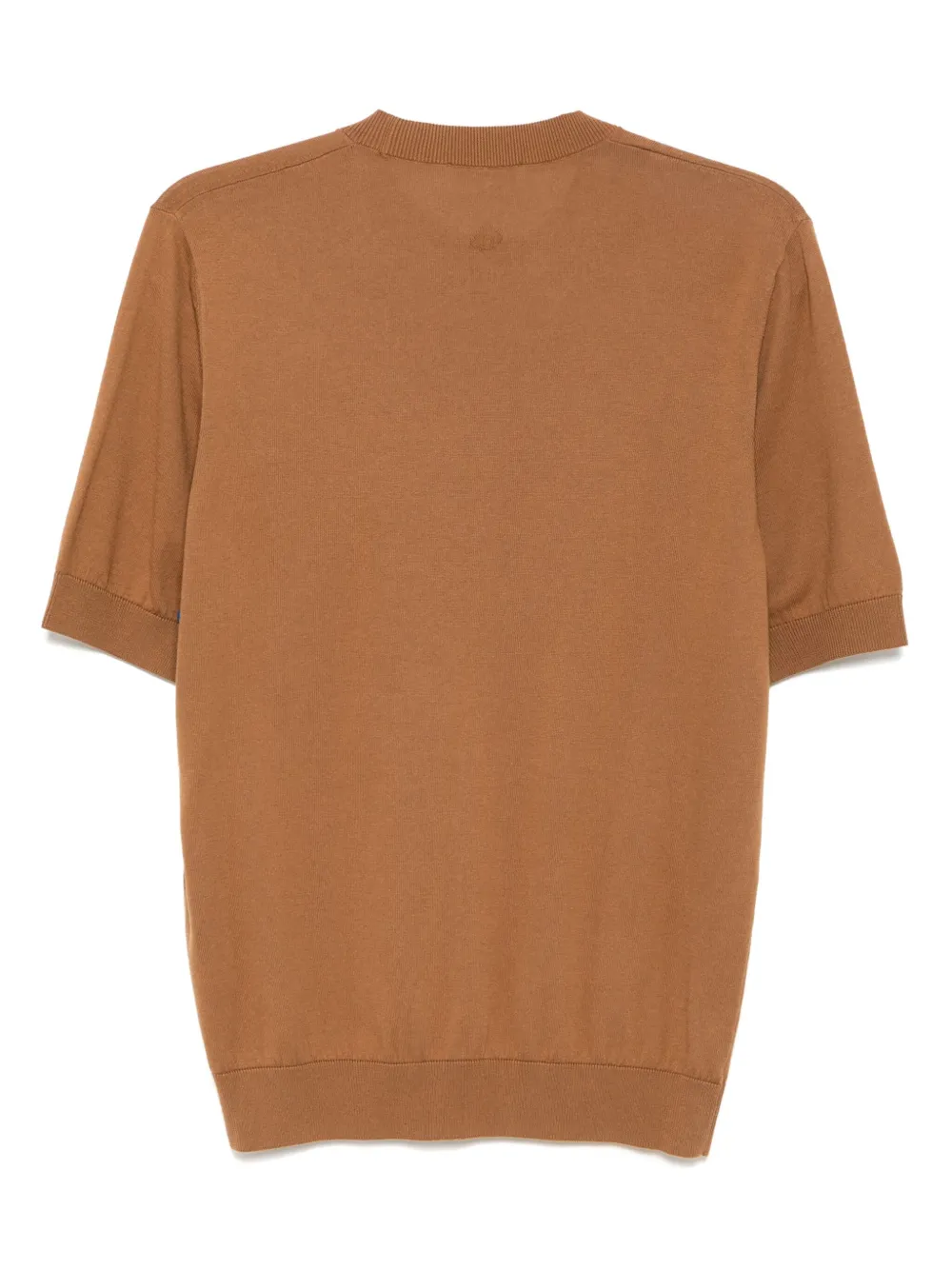 Lardini Katoenen T-shirt - Bruin