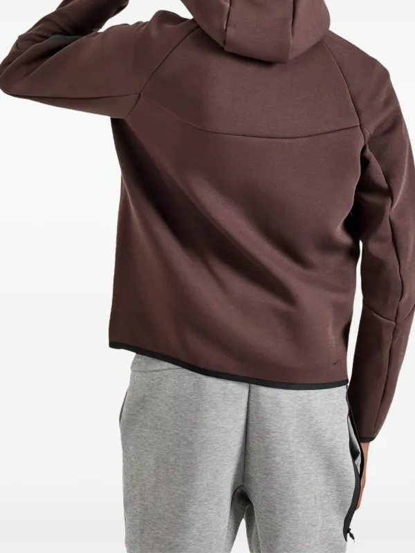 nike fleece hoodie brown