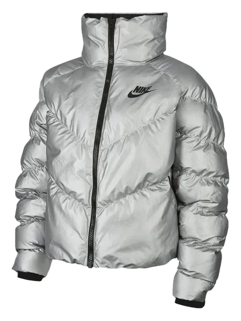 Nike chamarra Sportswear Synthetic Fill Shine Silver/Black