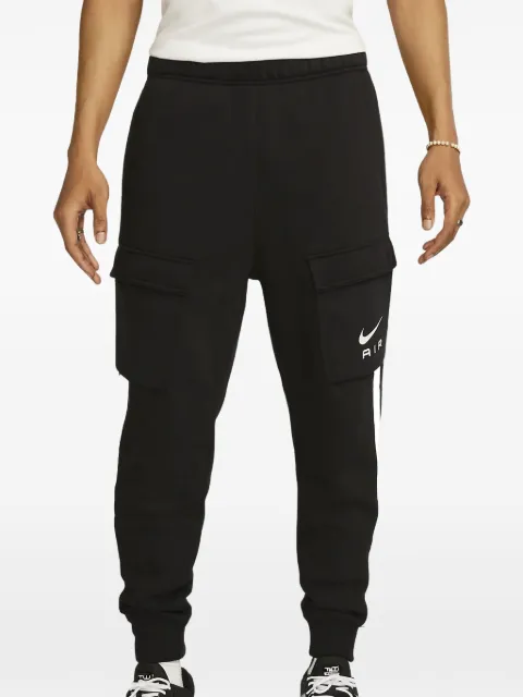 Nike Air "Black/Summit White" fleece cargo trousers