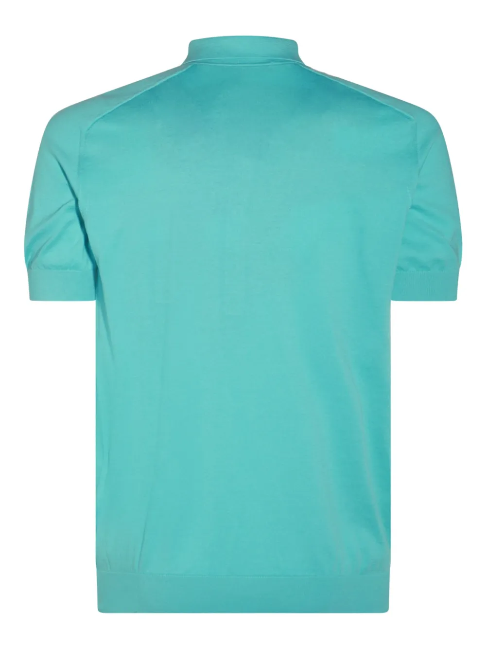 Moorer cotton polo shirt - Blauw