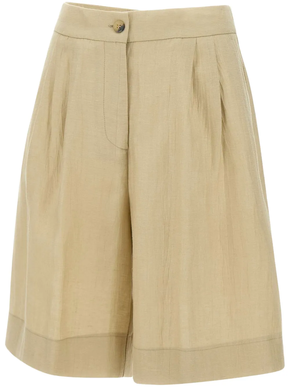 pleat-detail tailored shorts