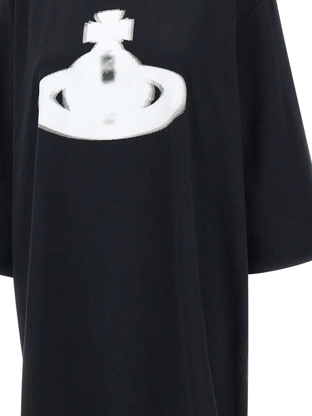 Vivienne Westwood Jurk met Orb-patroon Zwart